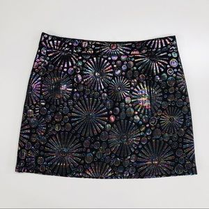 Amazing Rebecca Minkoff Metallic mini skirt XXS
